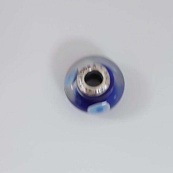 Pandora Evil Eye Protection Dark Blue Turquoise Murano Glass Charm Bead with box - Picture 4 of 4